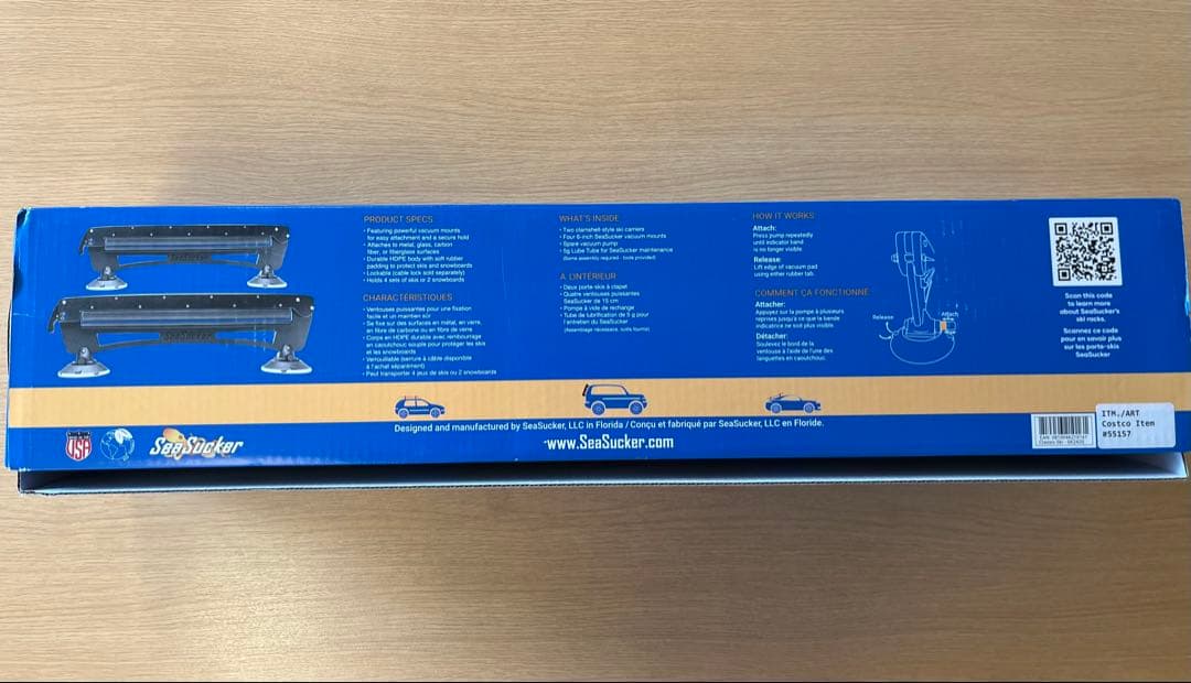 スキー・スノーボードアクセサリー SeaSucker Classic Ski Rack