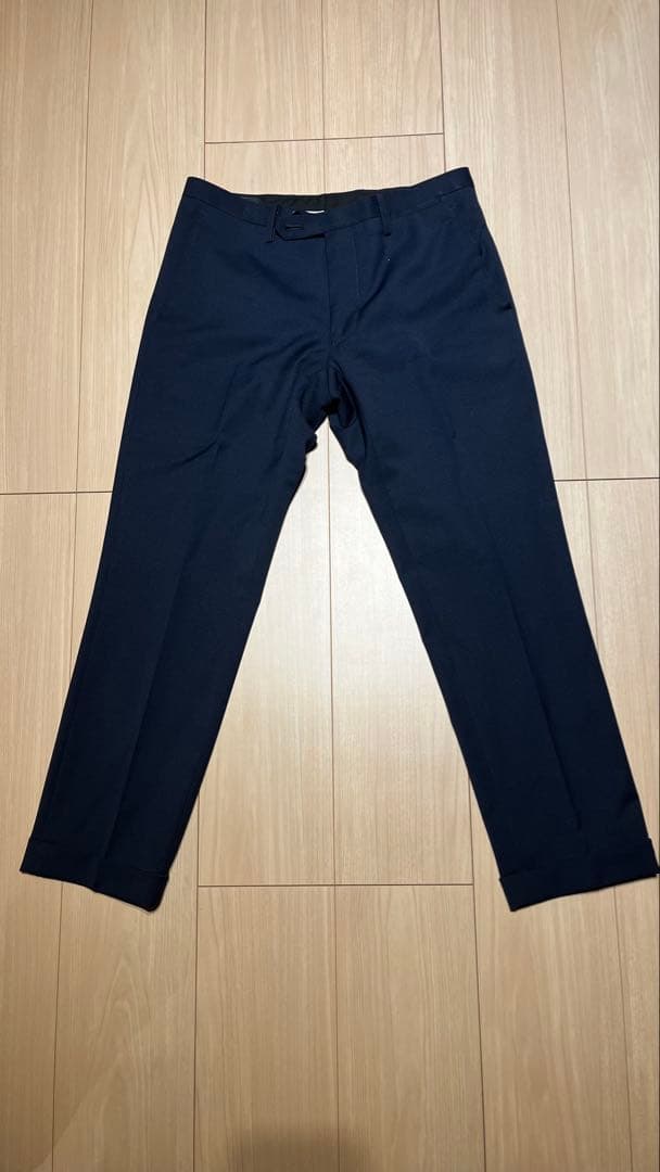 期間限定特価★【美品】スーツセレクト　3ピーススーツセットアップ　Y4ネイビー系