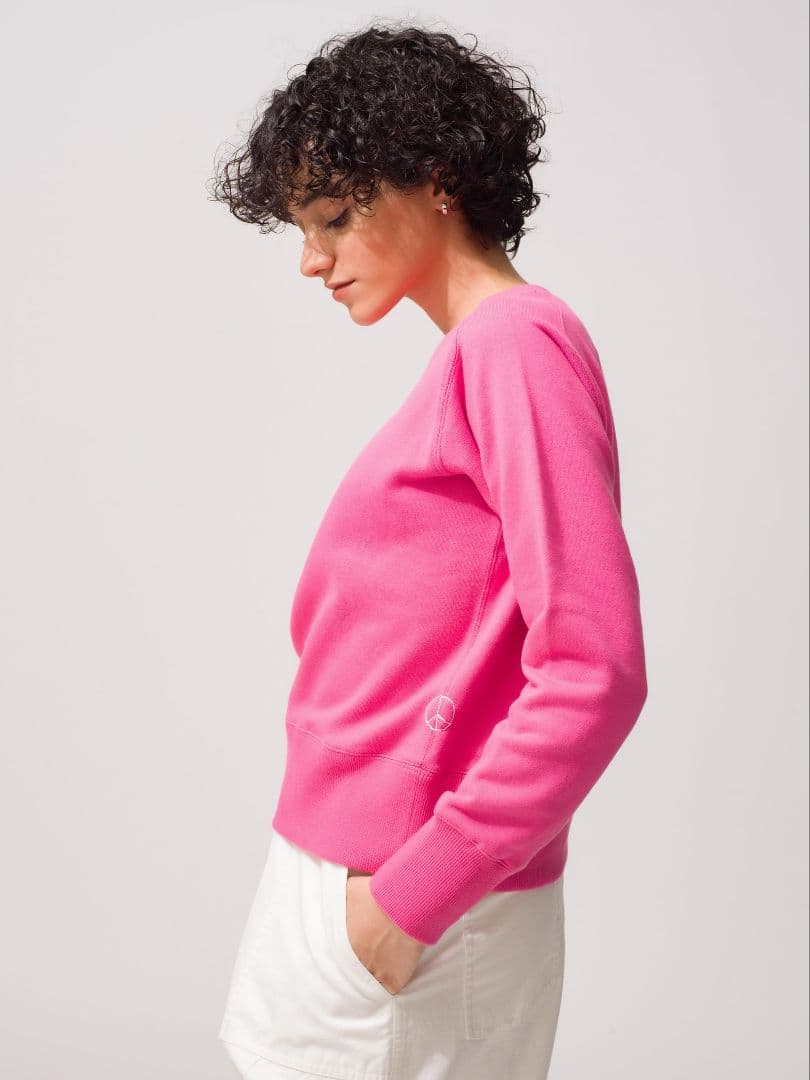 完売品 RHC ピンク クルーネックトレーナー 刺繍 スウェット ロンハーマン