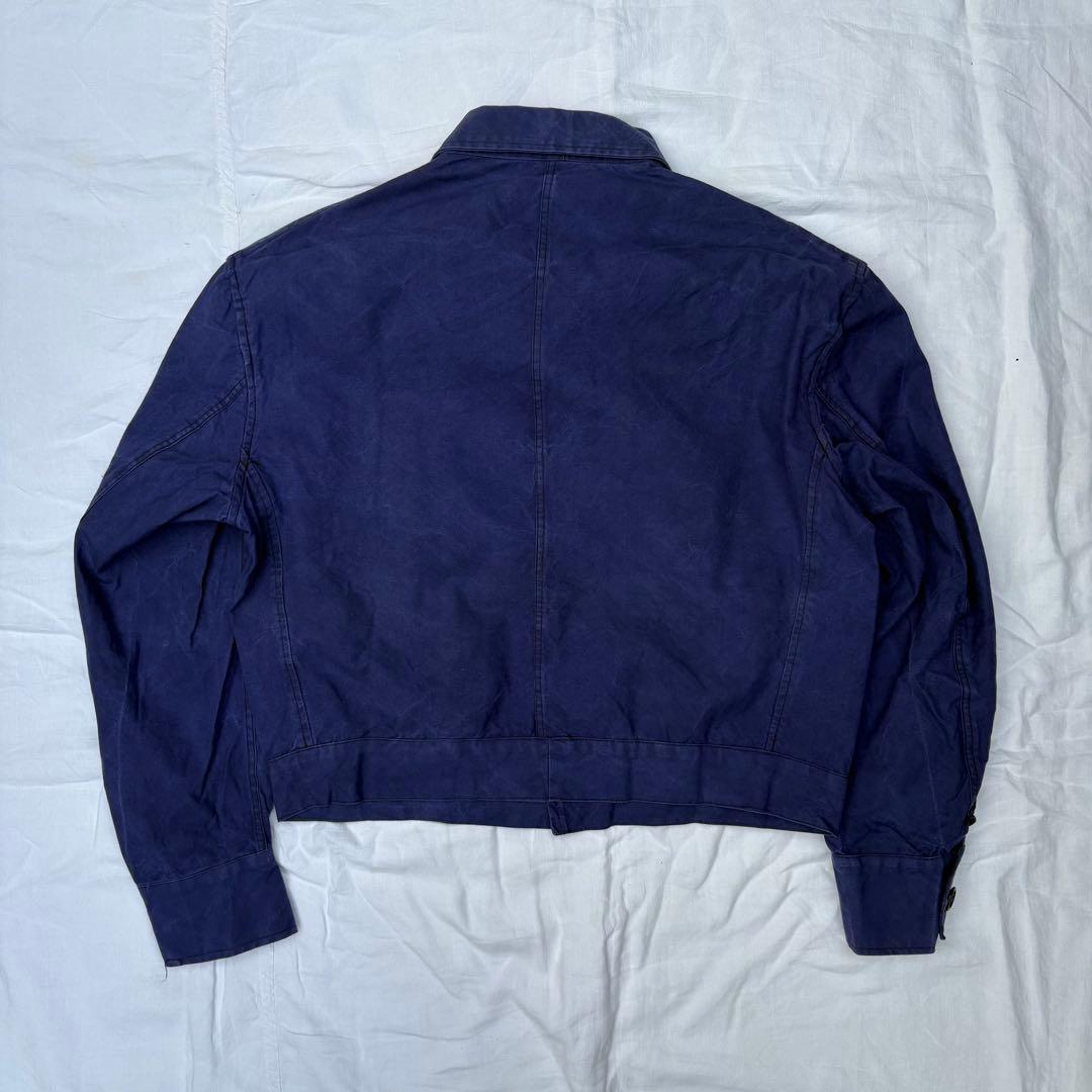 40’s~50’s メティス　サイクリスト　フレンチワークジャケット　リネン