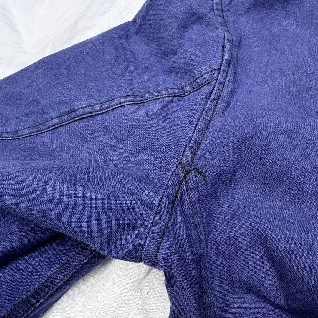 40’s~50’s メティス　サイクリスト　フレンチワークジャケット　リネン