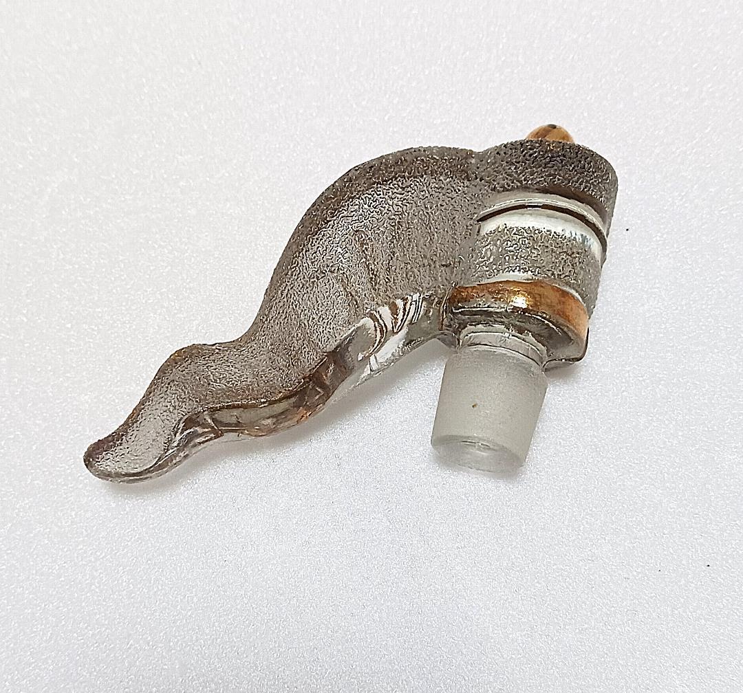 【希少】 未開栓 箱付き コニャック ラーセン クリア ボトル 船 40%