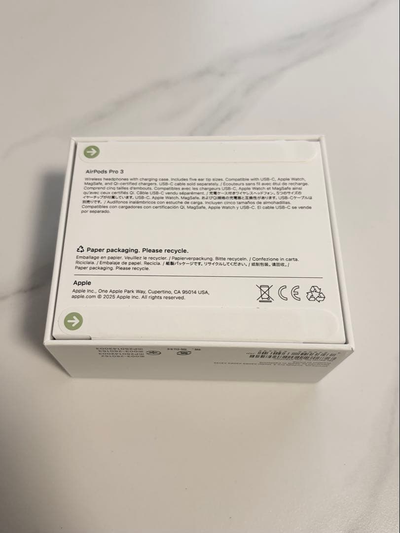 Apple AirPods Pro 3 本体