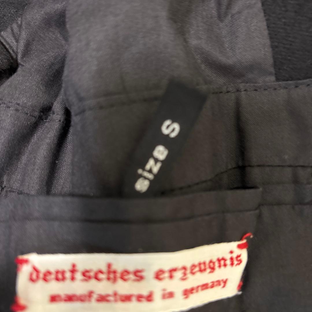 フランクリーダー ジャーマンレザー ブラック テーラードジャケット