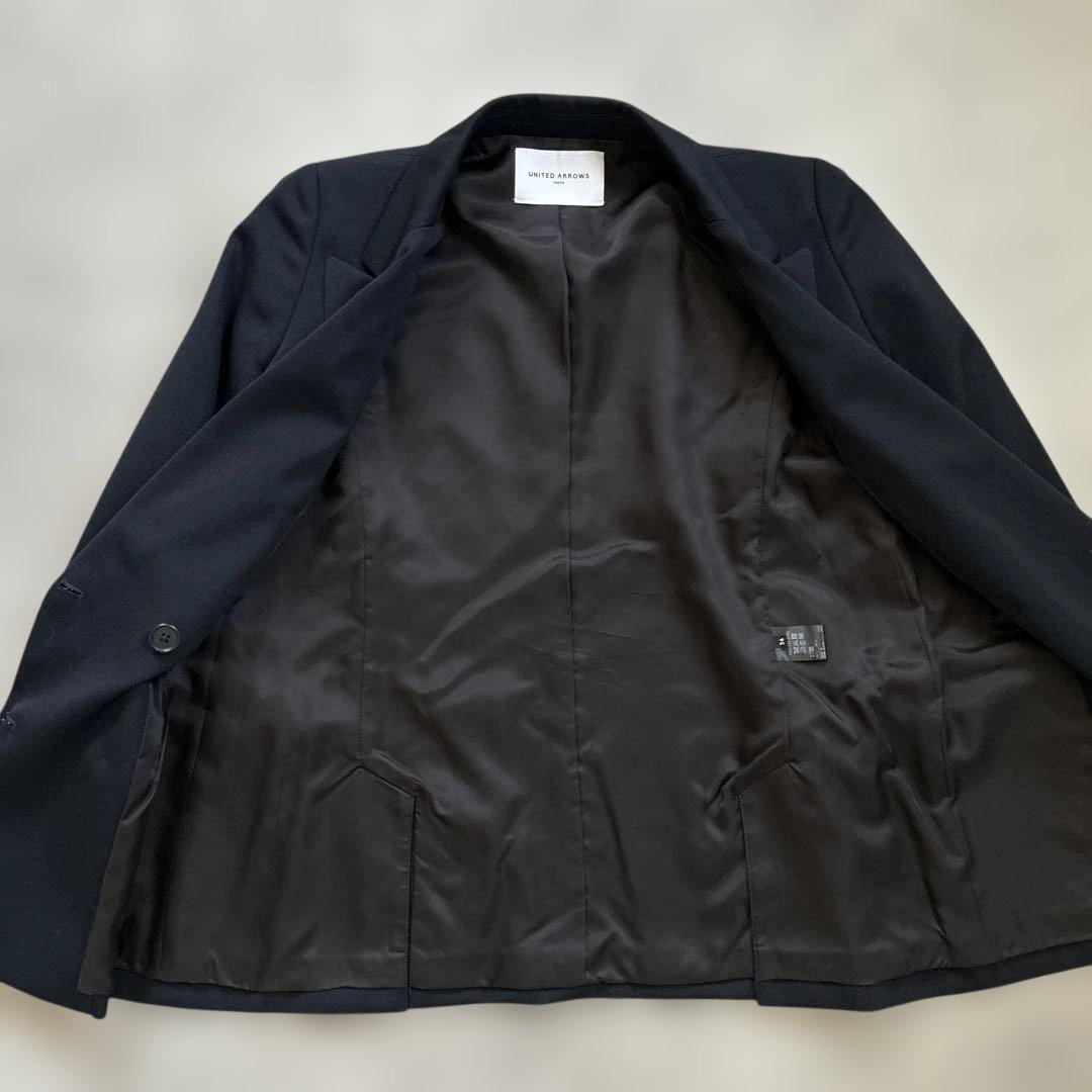 【極美品】united arrows 金ボタン　ネイビー　紺ブレ