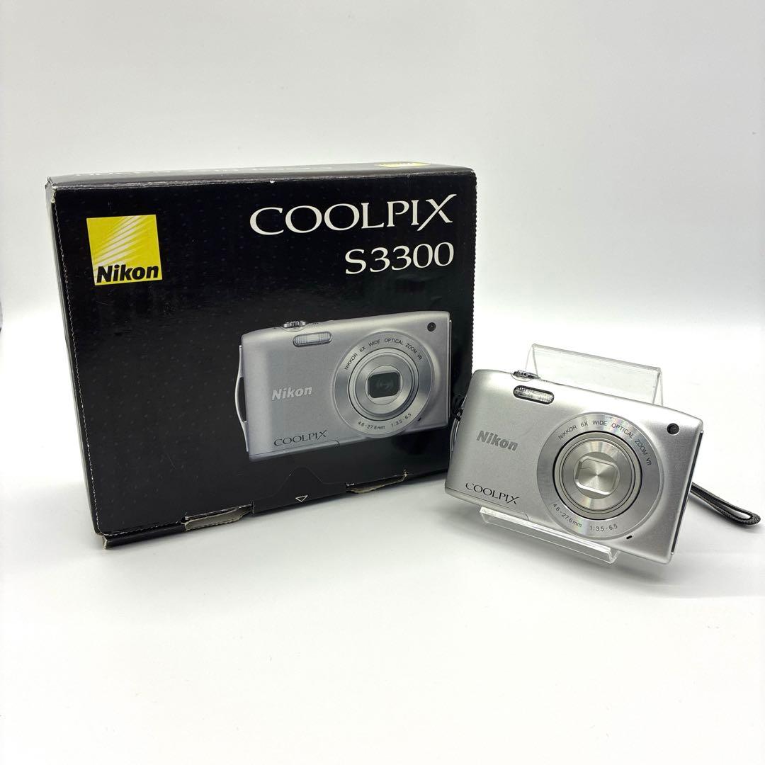 Nikon デジタルカメラ COOLPIX S3300 クリスタルシルバー