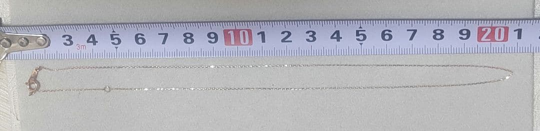 k10PG シンプル チェーン 40センチ