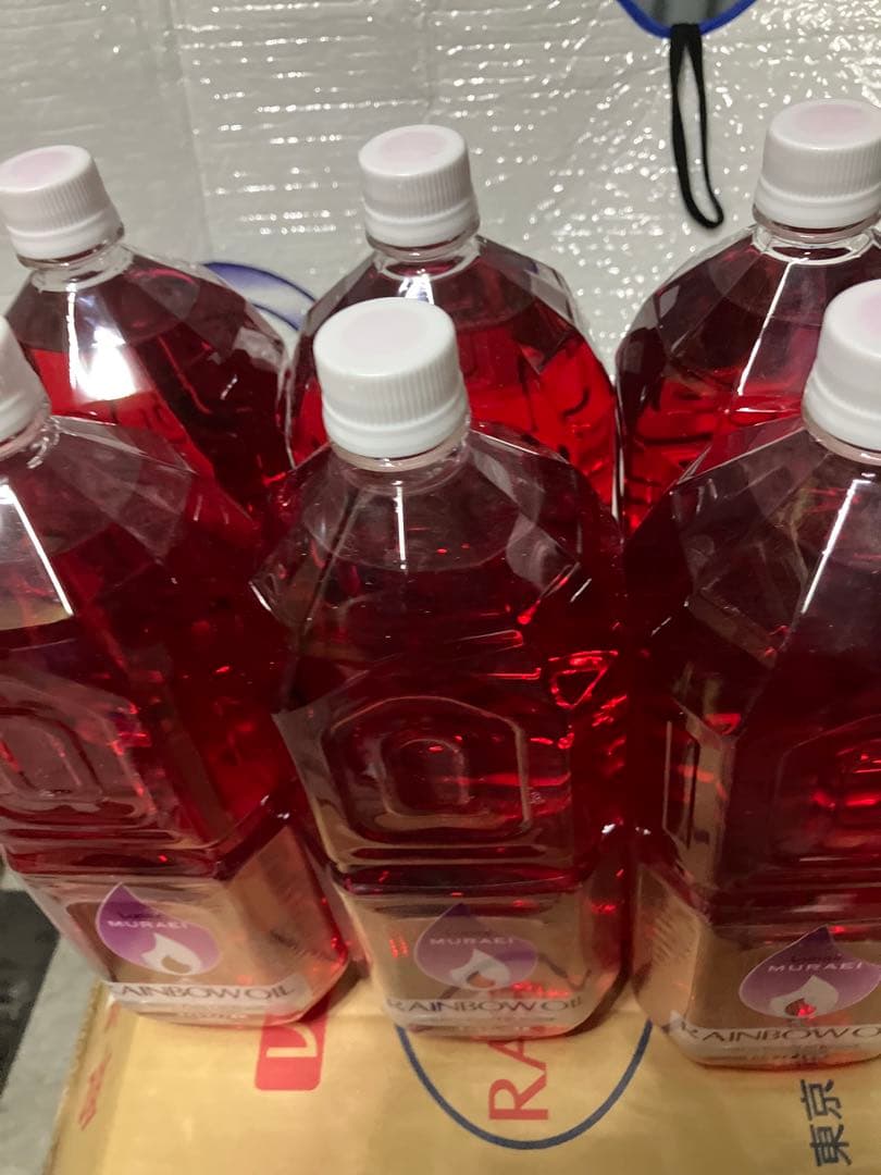 コメントで割引　ムラエ レインボーオイル2L 6本　メルカリ便送料込専用ノズル付