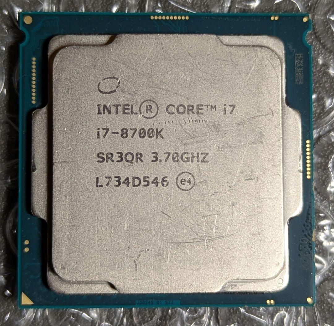 Intel Core i7-8700K CPU 3.70GHz 【462】