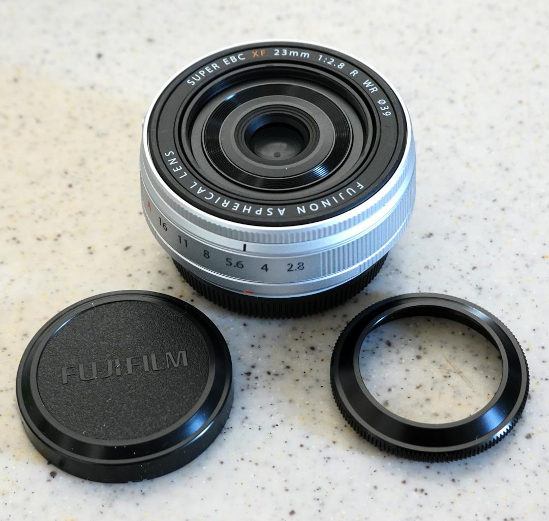 新品同様　FUJINON XF23ｍｍ F2.8 R WR　シルバー