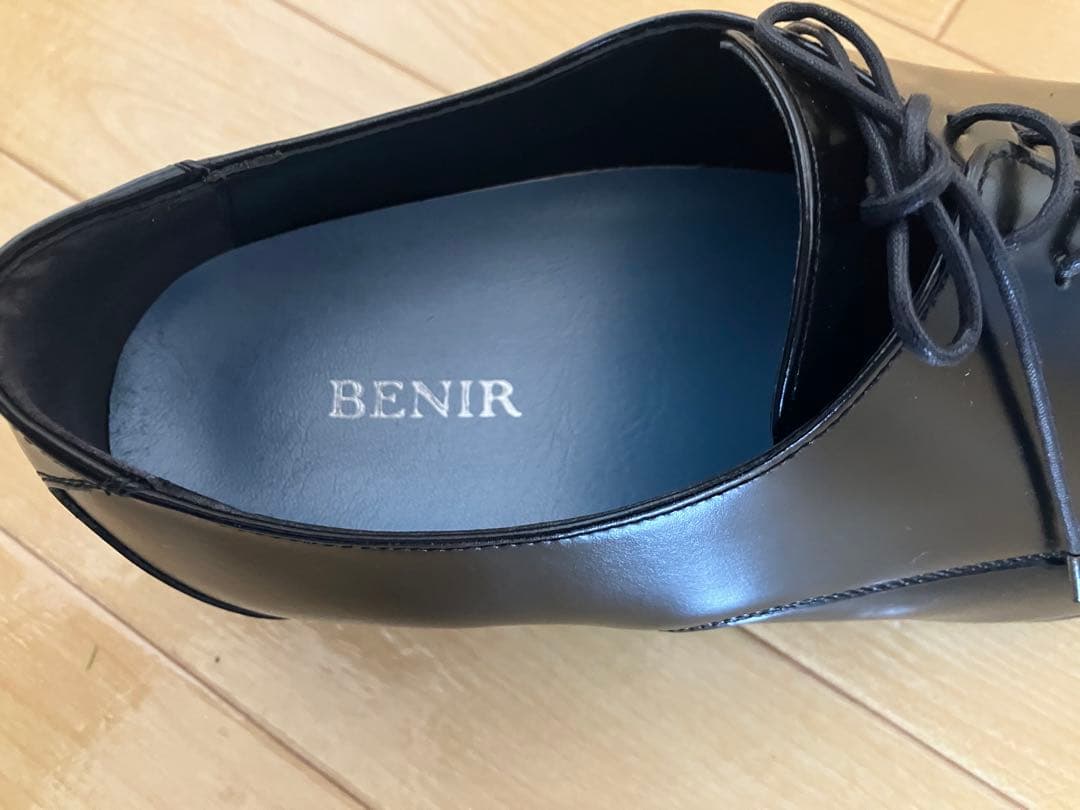 けい　結婚式　靴　メンズ用　27cm 黒のレザー ドレスシューズ