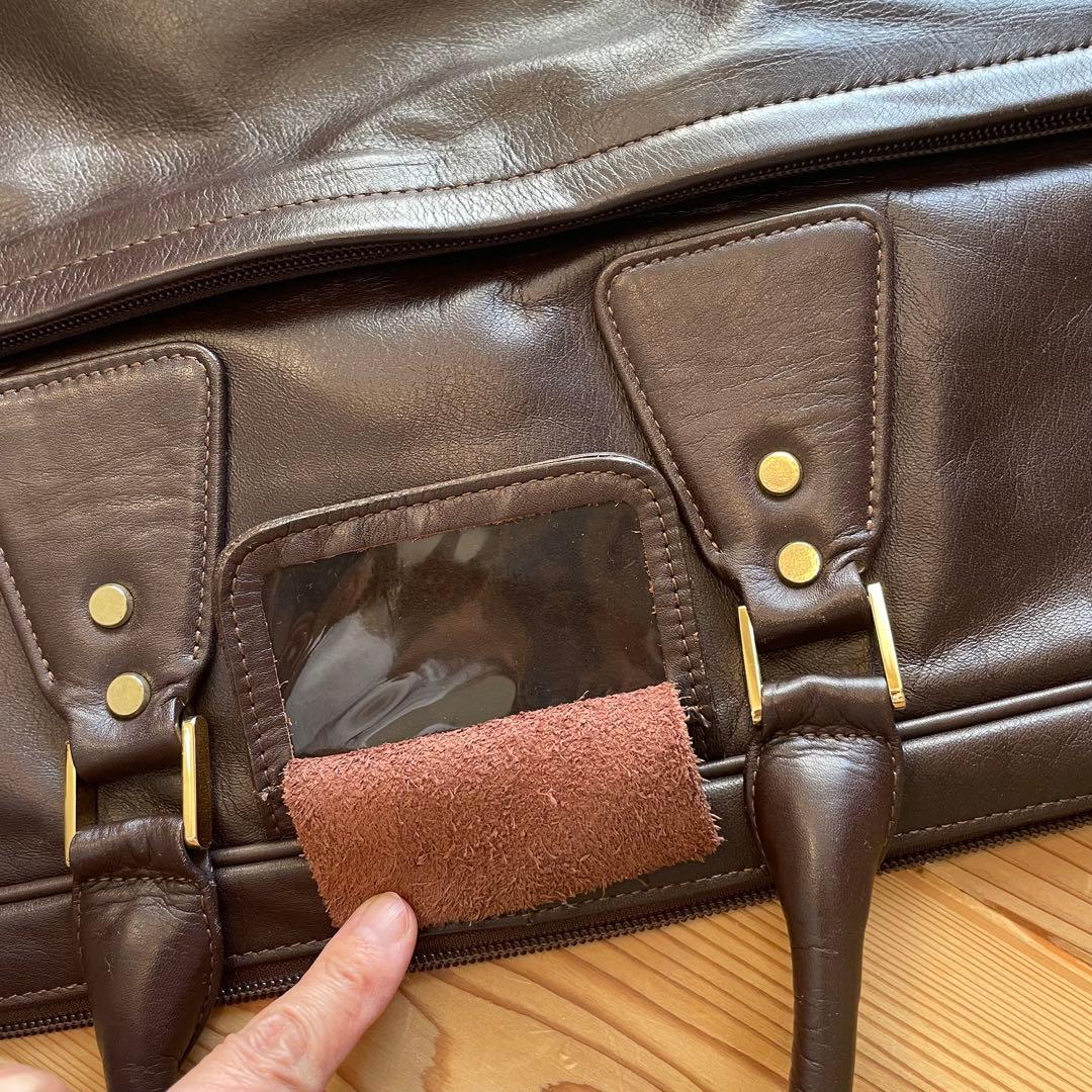 【Porter】吉田カバン ブラウンレザー 2way ボストンバッグ