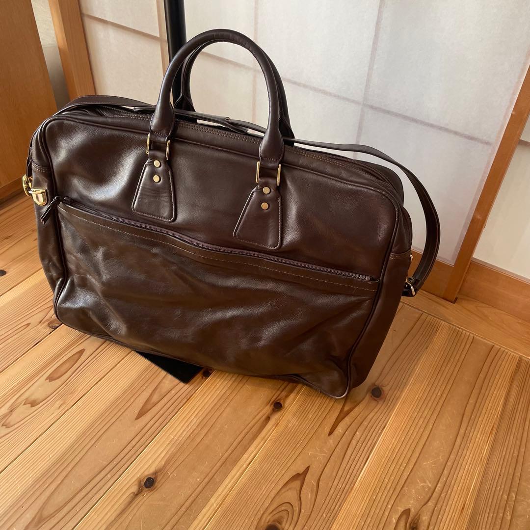 【Porter】吉田カバン ブラウンレザー 2way ボストンバッグ