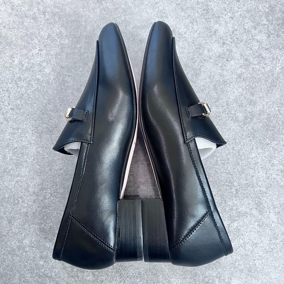 【新品半額】Fin本革ビットローファー25cm黒