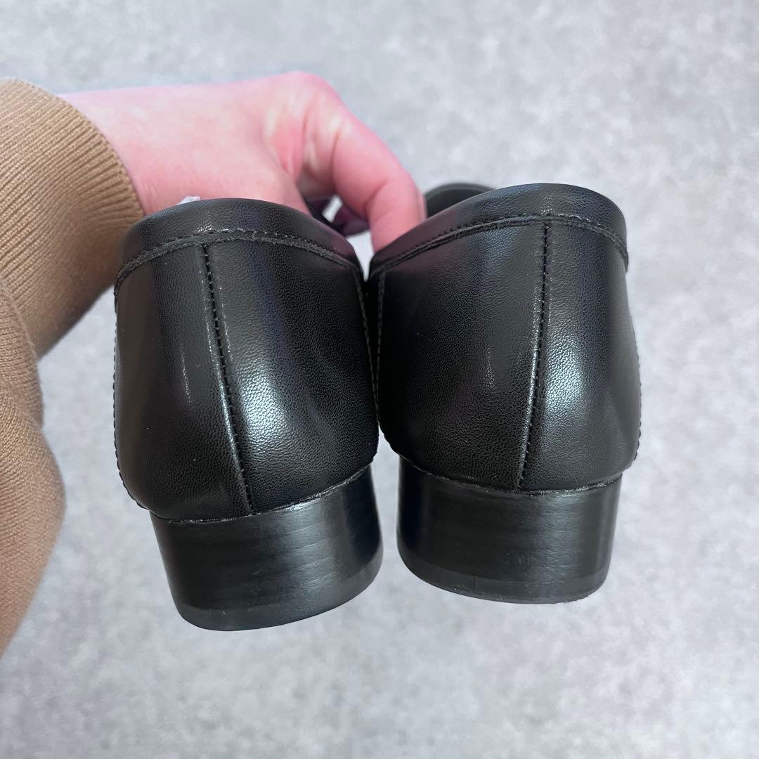 【新品半額】Fin本革ビットローファー25cm黒