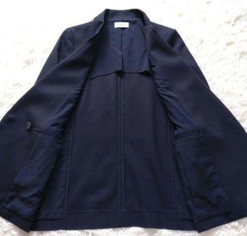 美品 PLST ダブルブレストジャケット　紺ブレ　金ボタン Ｍ