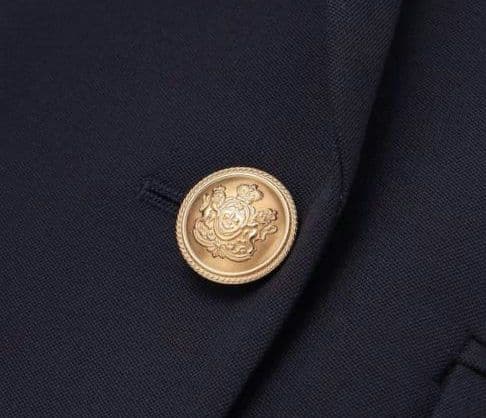 美品 PLST ダブルブレストジャケット　紺ブレ　金ボタン Ｍ