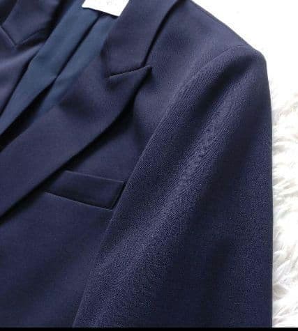 美品 PLST ダブルブレストジャケット　紺ブレ　金ボタン Ｍ