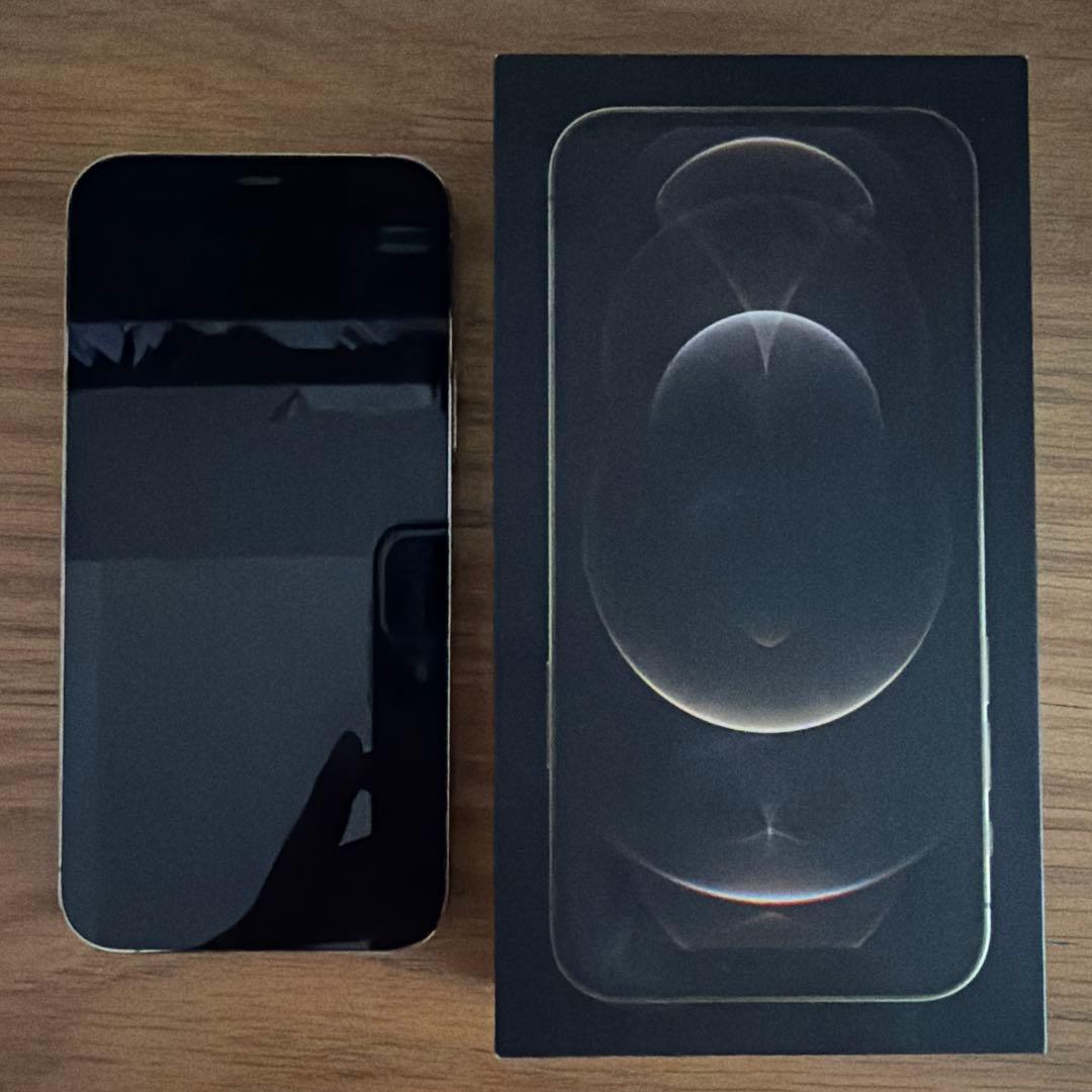 【美品】 iPhone12pro 512GB simフリー ゴールド 割れなし