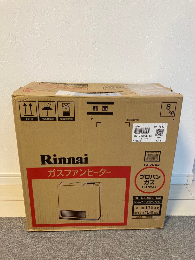 リンナイ ガスファンヒーターRC U4002E SE