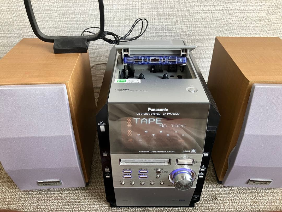 パナソニックコンポ　Panasonic SA-PM700MD CD・MD