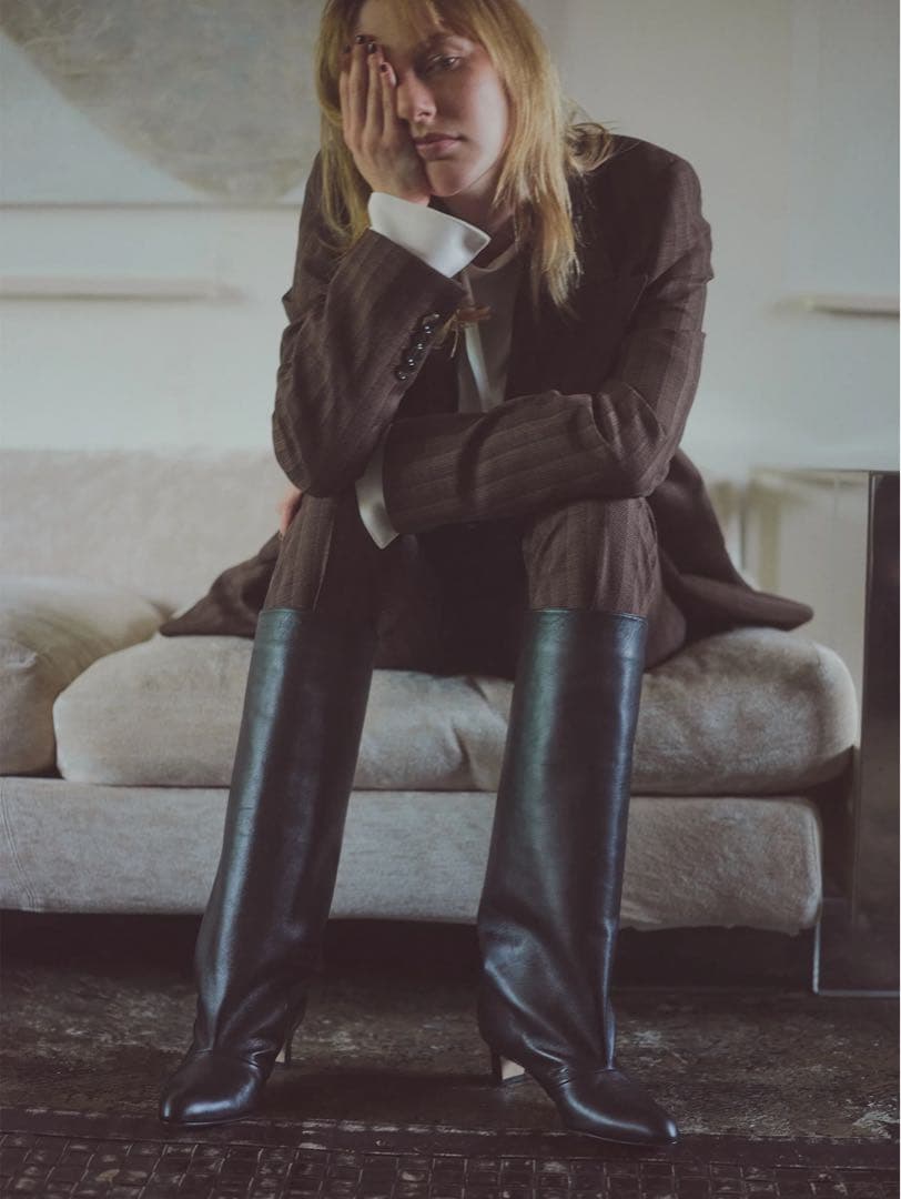 未使用⭐︎NEBULONI E. ロングブーツ　4.5cmヒール　　 38