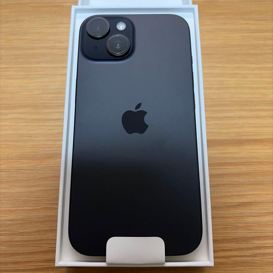 iPhone 15 ブラック 128GB バッテリー容量95% 付属品未使用