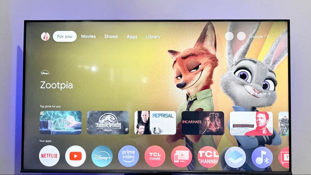 TCL TV 液晶テレビ 50型 4K キズありません