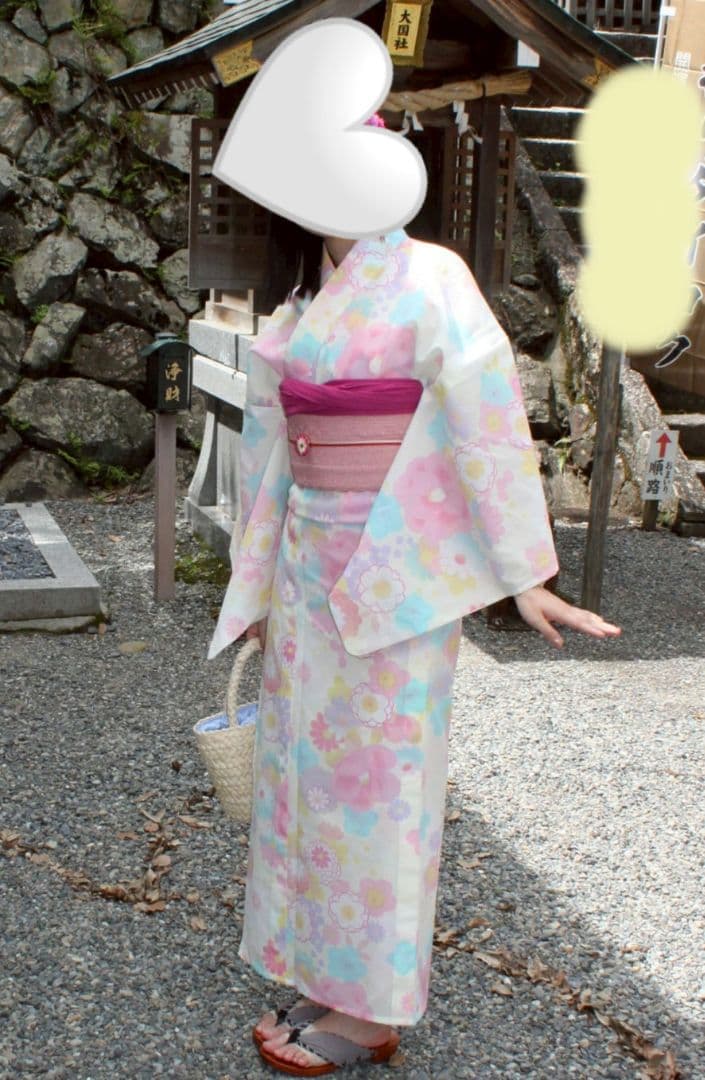 ふりふ 浴衣 4点セット ※美品