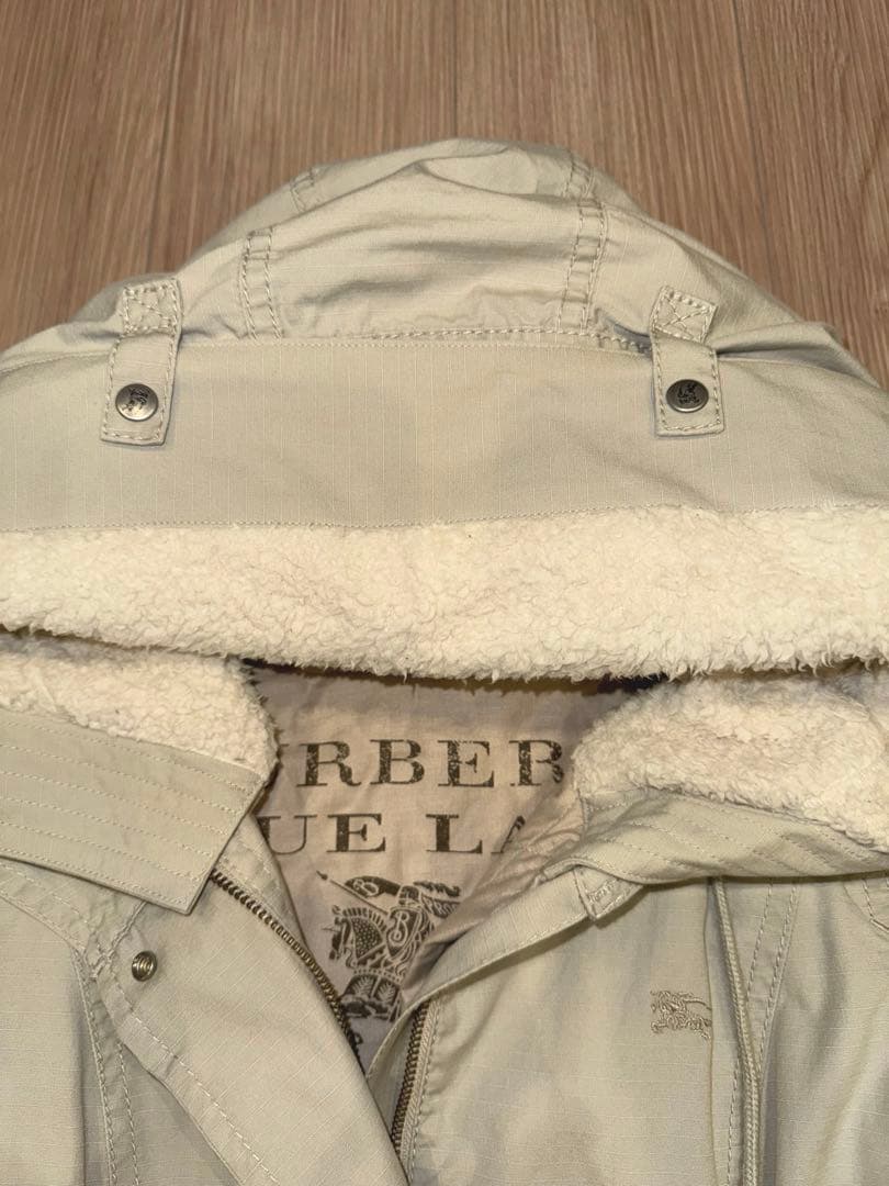 ままの☆ バーバリー ブルーレーベルの2WAYモッズコート　美品