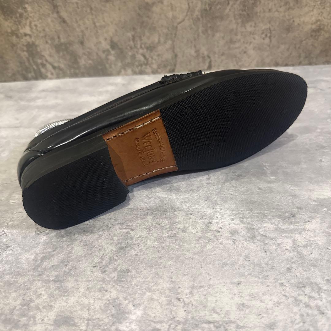 【極美品】ghbass&co ペニーローファー　白黒　モノトーン　24.5ぐらい