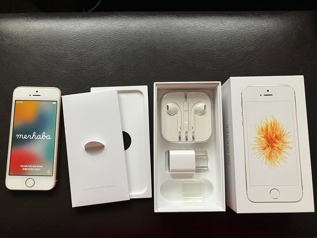 iPhone SE 第1世代 64GB ゴールド 本体 イヤフォンセット