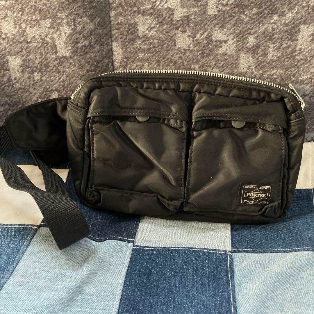 ポーターウエストポーチ　ブラック