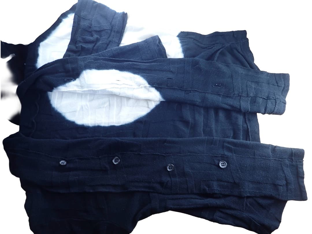 Y's / Yohji Yamamoto コットン バイカラー カーディガン