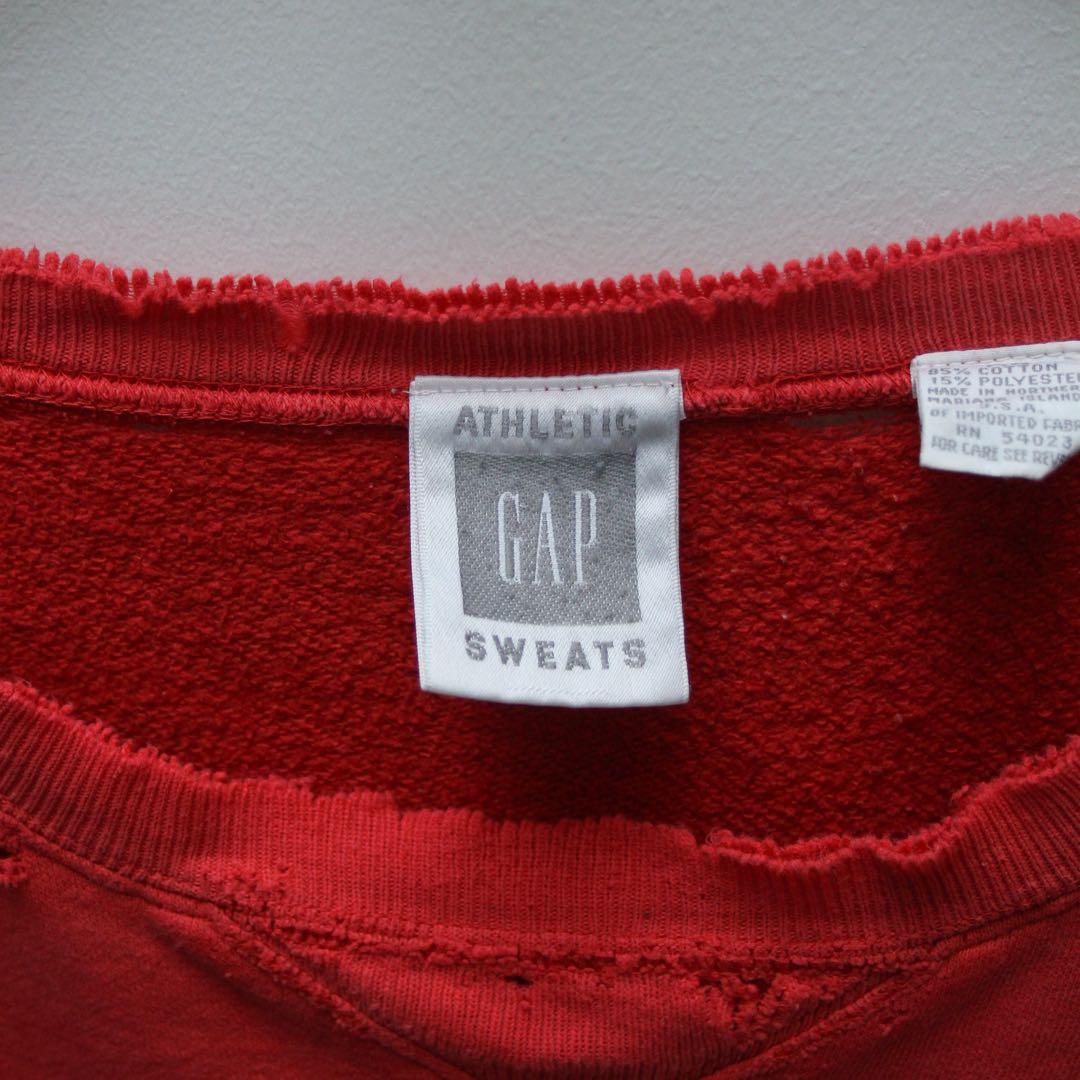 トップス 90s OLD GAP faded cotton sweat shirt