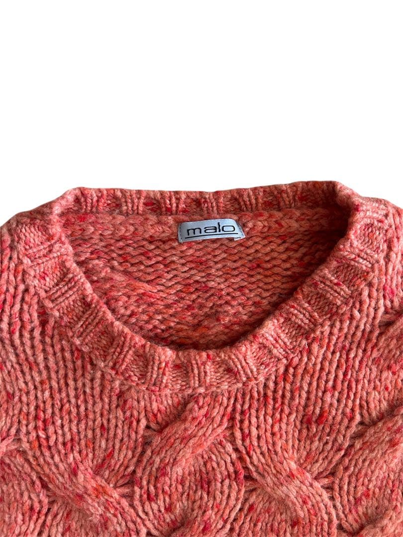 malo ケーブルニットセーター 46