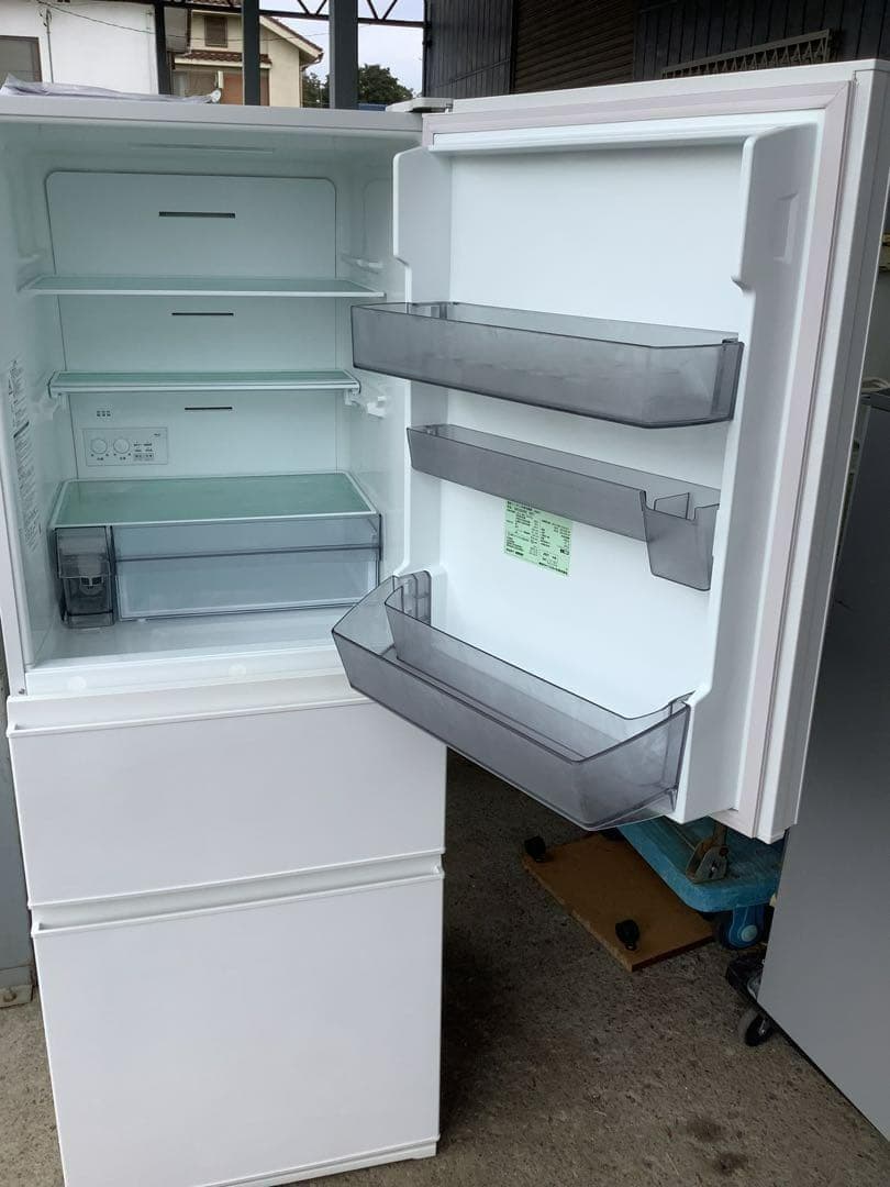2021年製 東芝 3ドア冷蔵庫 GR-S33SC(WT) 326L