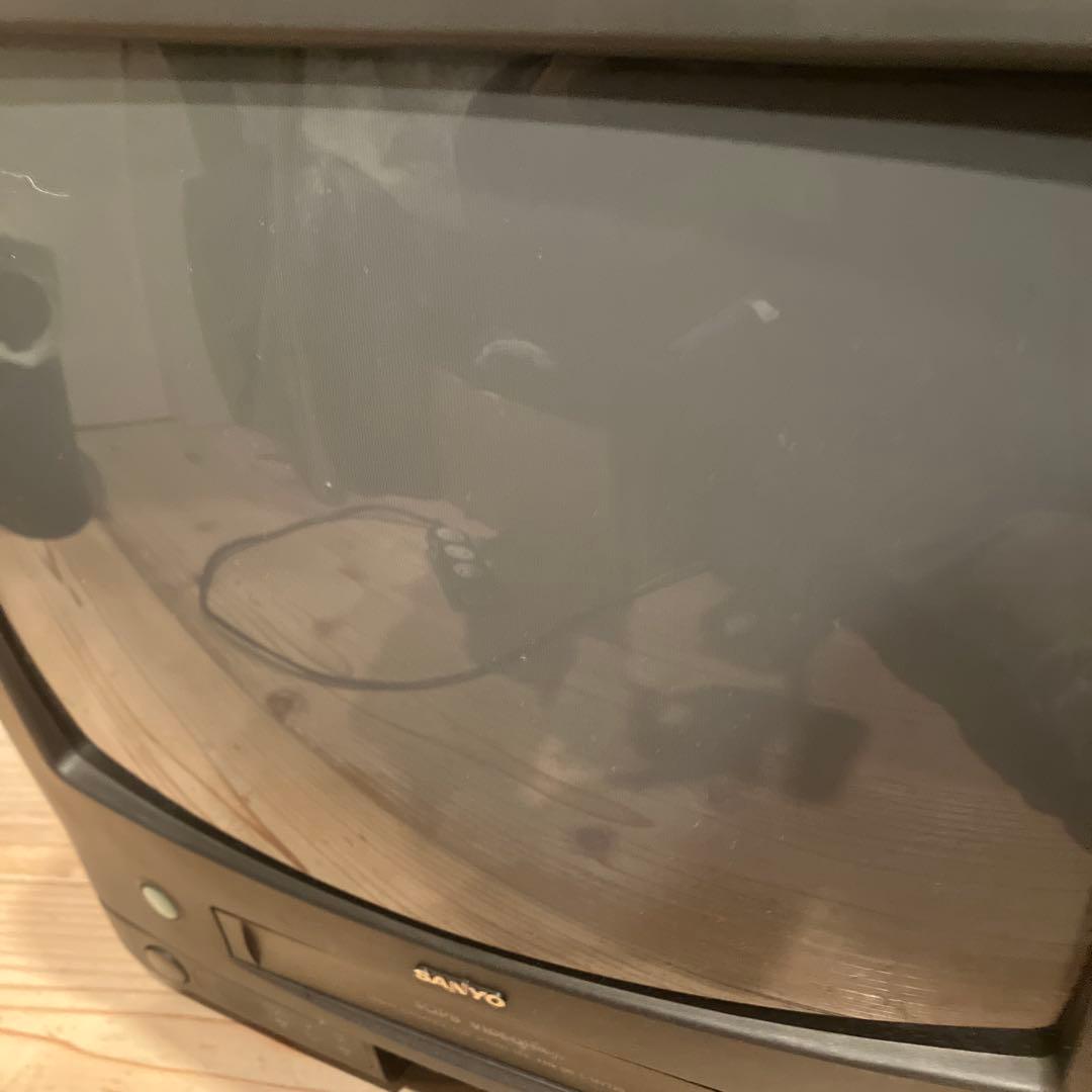 SANYO C-14VT20 ブラウン管　テレビデオ　レトロ家電　レトロゲーム