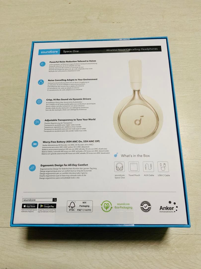 【新品未開封品】soundcore Space One ワイヤレスヘッドホン