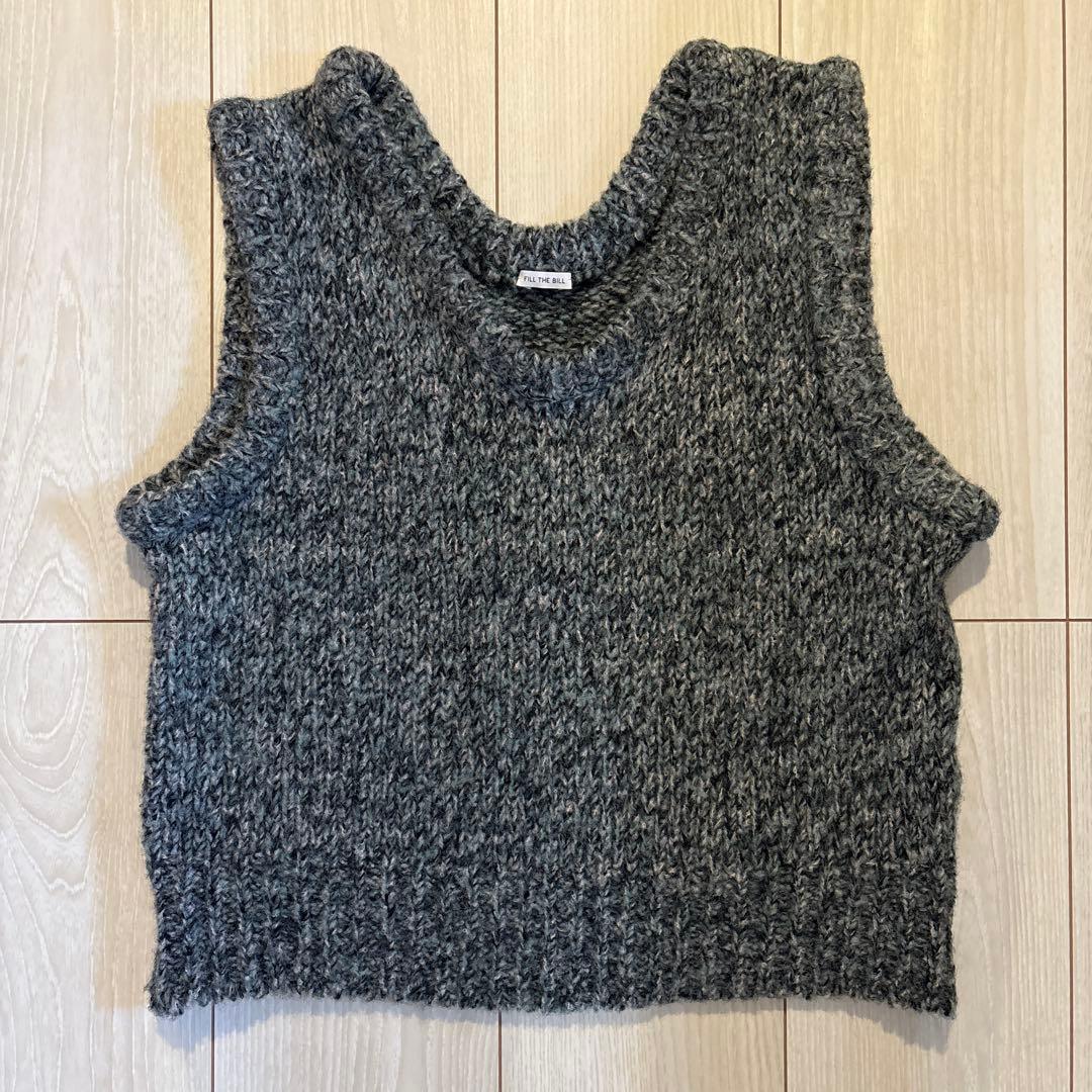 FILL THE BILL ニットタンクベスト