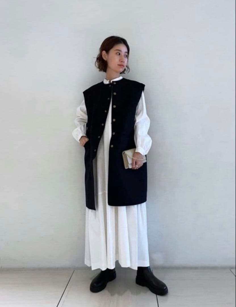 【BACCA】ダブルクロスヘビーメルトン ミドルベスト