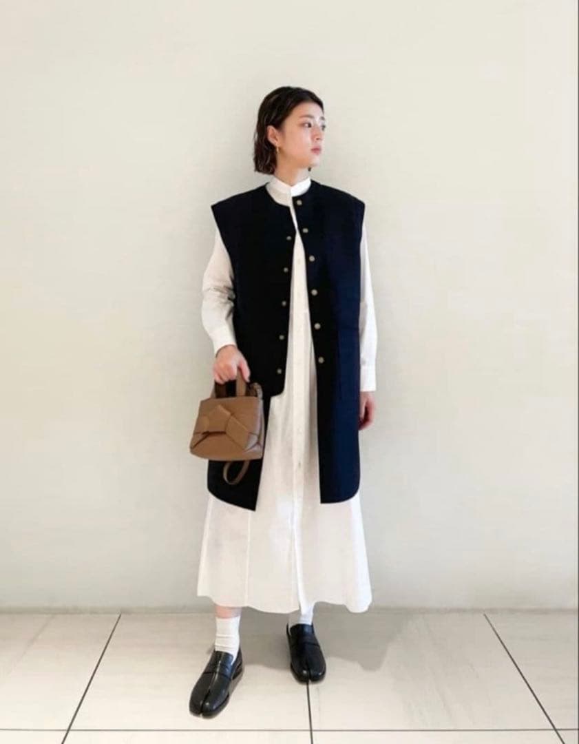 【BACCA】ダブルクロスヘビーメルトン ミドルベスト