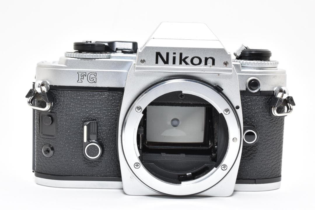 美品 ニコン FG シルバー フィルムカメラボディ モルト新品交換済 H149