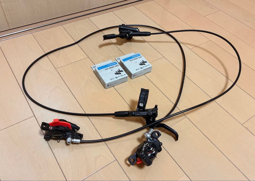 MTB SHIMANO DEORE SLX ディスクブレーキセット 前後　油圧式