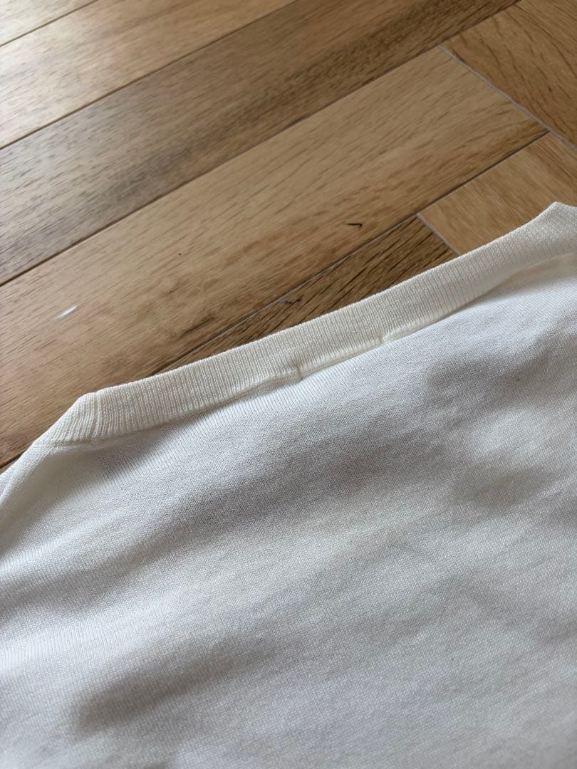 試着のみ　21ss COMOLI コモリ　18Gクルーネックニット　フリーサイズ