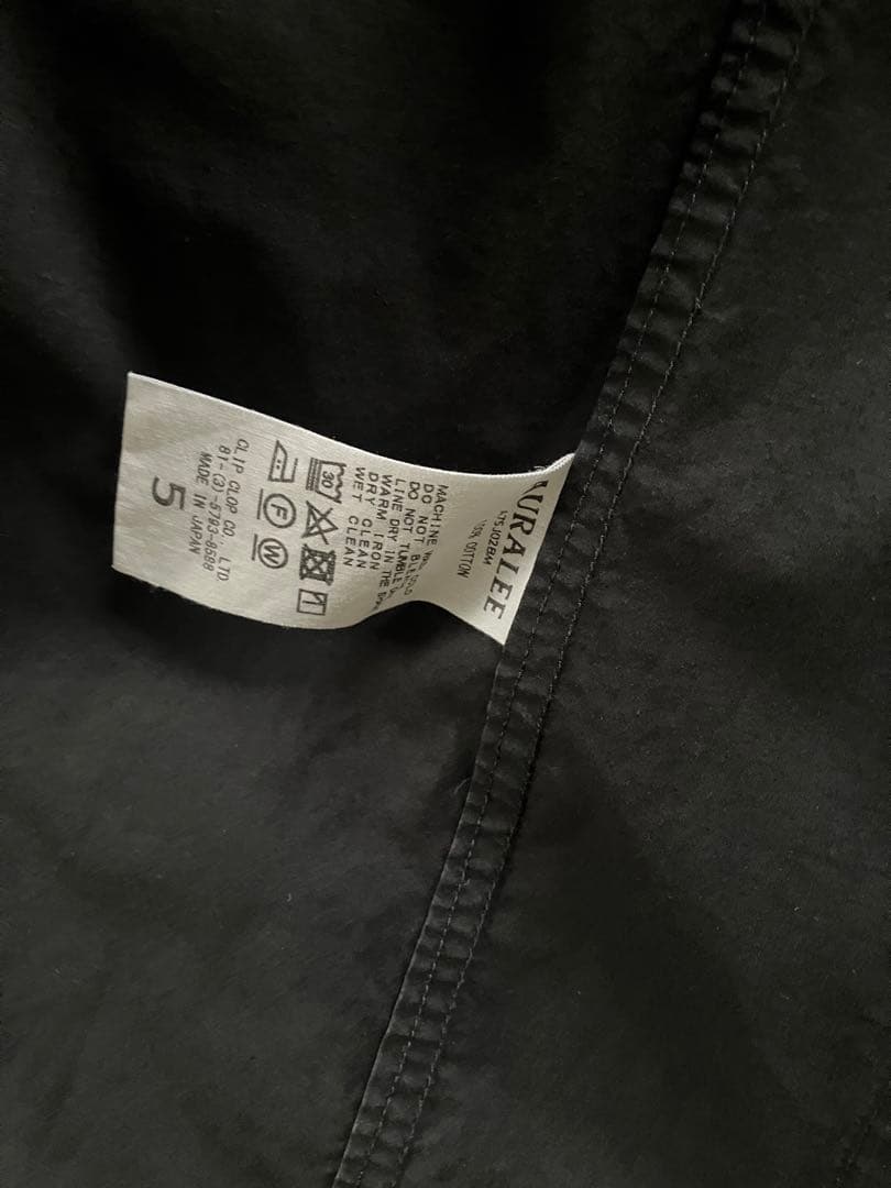 AULALEE BEAMS別注 テーラードジャケット 薄手 ストレッチ アンコン