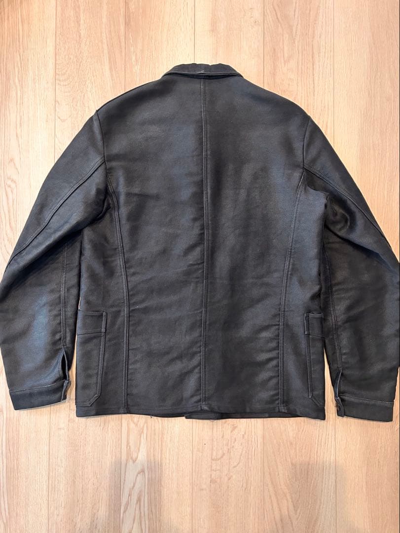 ビンテージ　ブラックモールスキンジャケット