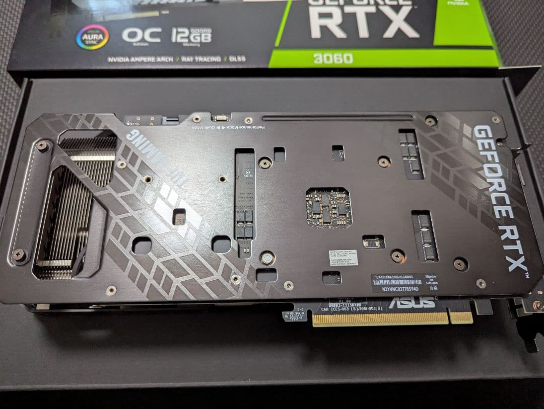 グラフィックボード・グラボ・ビデオカード ASUS TUF Gaming GeForce RTX 3060 12GB
