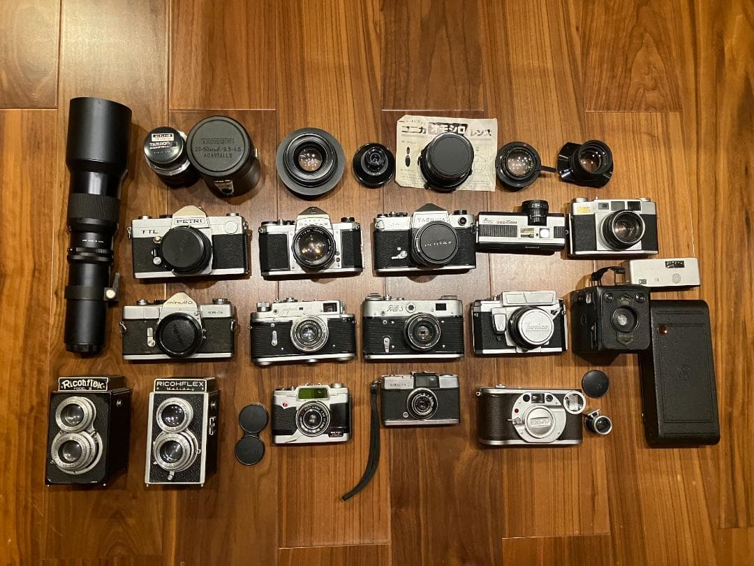 【ジャンク】Minolta Pentax Konica カメラ　レンズ