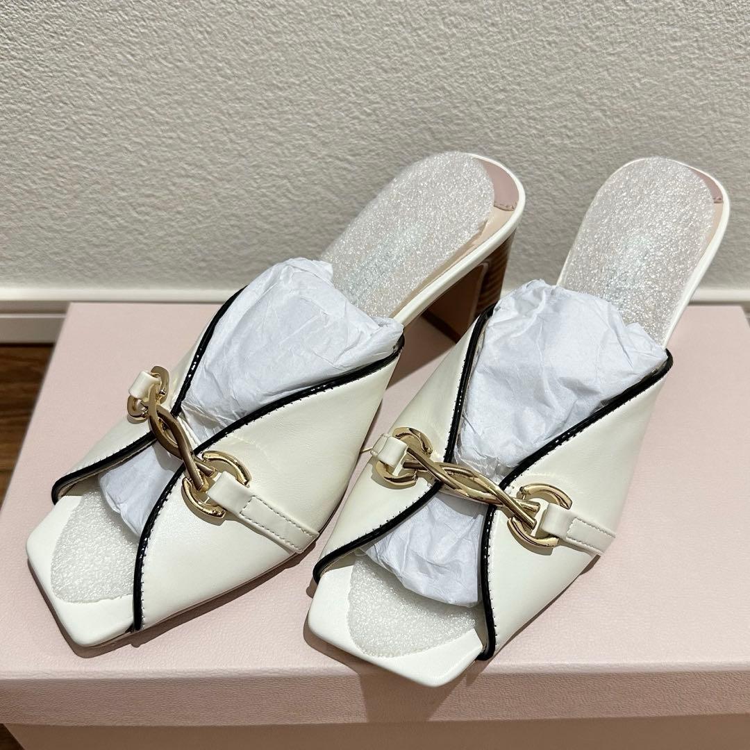 【お値下げOK】Her lip to Bit Square-Toe Mules